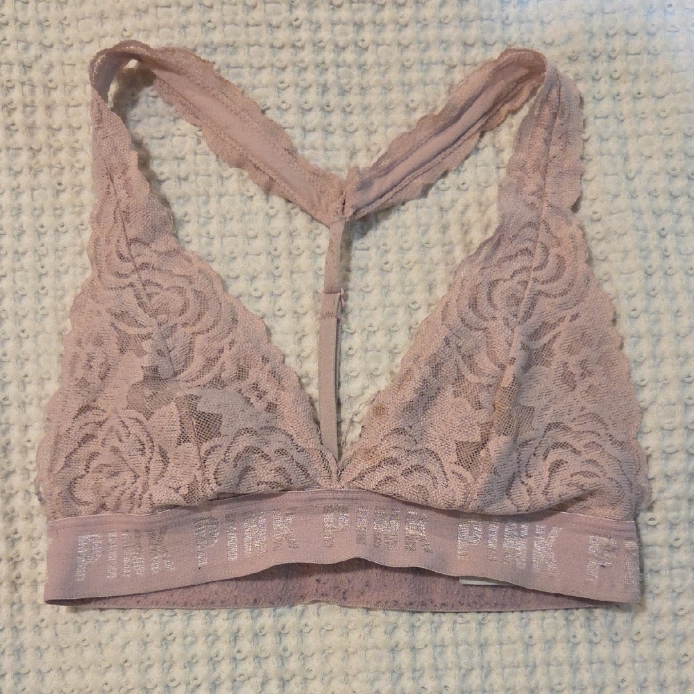 Pink Lace Bralette